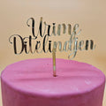 Caketopper "Urime Ditelindjen"