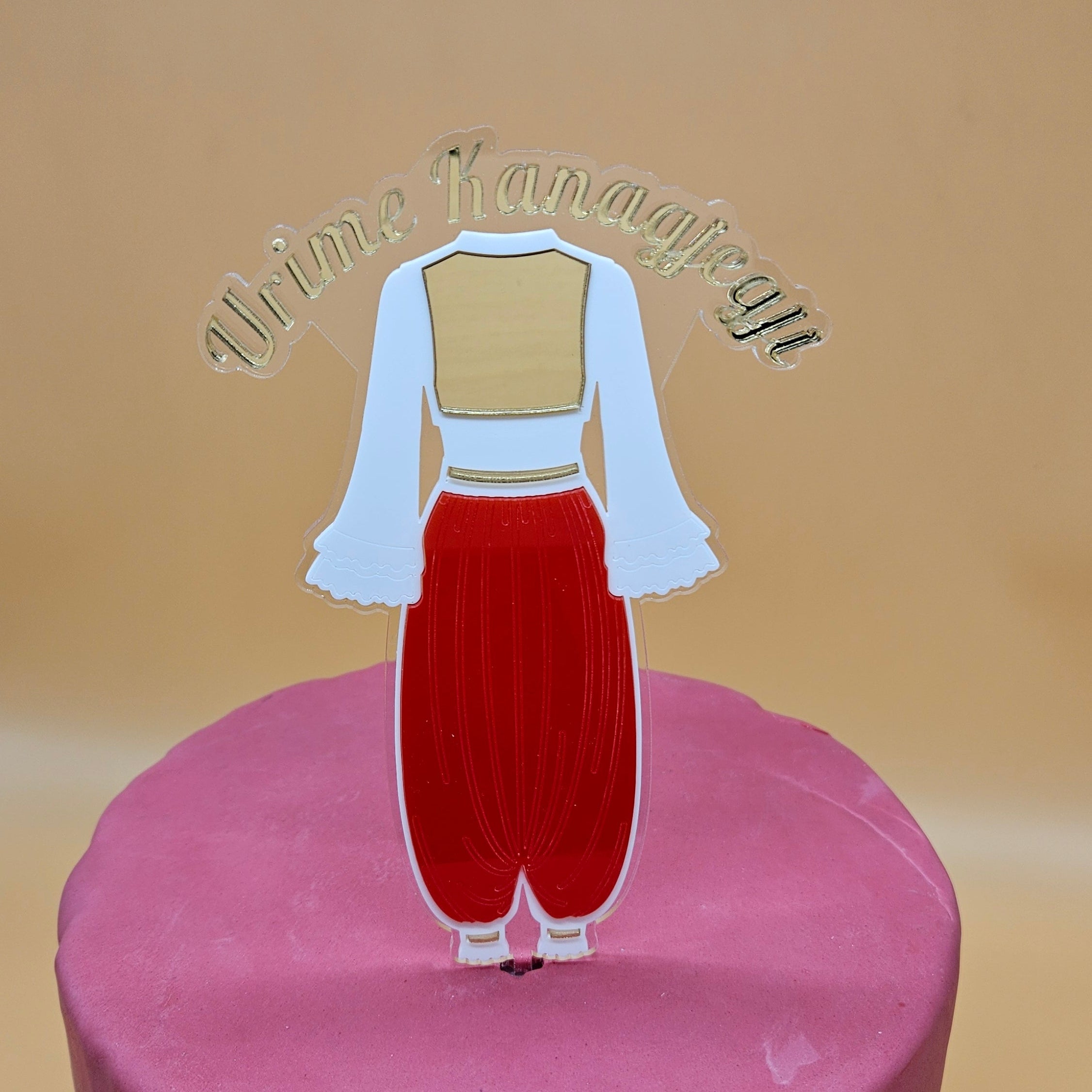 Caketopper "Urime Kanagjegji" Dimija Edition