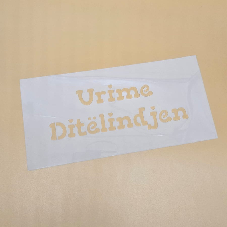 Cake Stencil "Urime Ditelindjen"