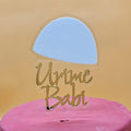 Caketopper "Urime Babi" mit Plis
