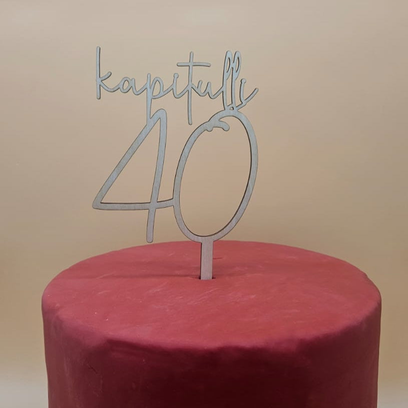 Caketopper "Kapitulli 40"