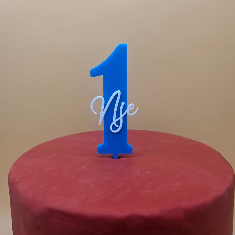 Caketopper "Një"