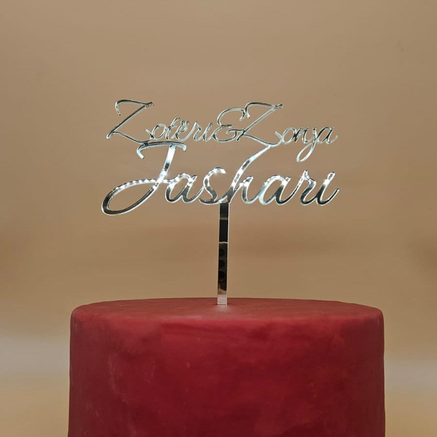 Personalisierter Caketopper "Zoteri&Zonja"
