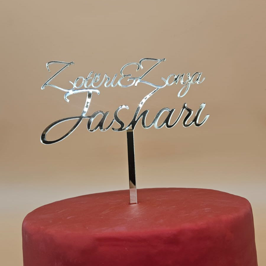 Personalisierter Caketopper "Zoteri&Zonja"
